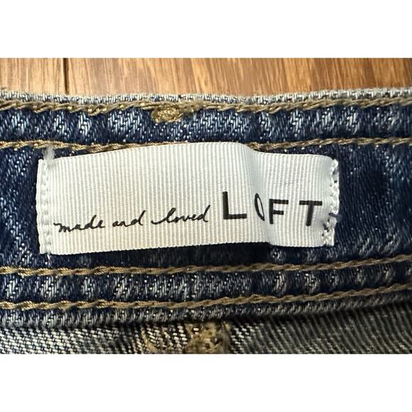 NWT LOFT High Rise Barrel Jeans Size 31/12 NEW - Picture 4 of 9